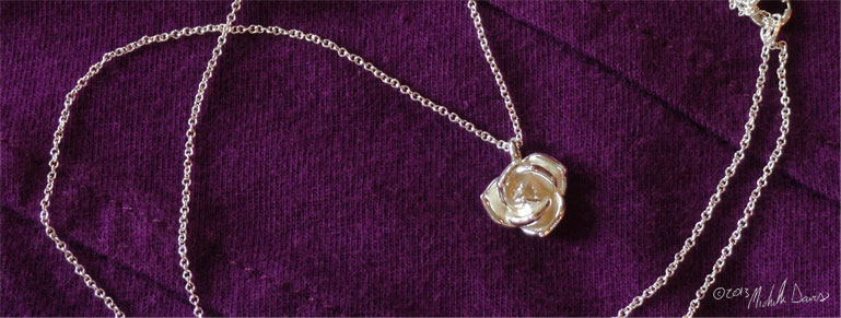 silver succulent pendant by michelle davis photo 1