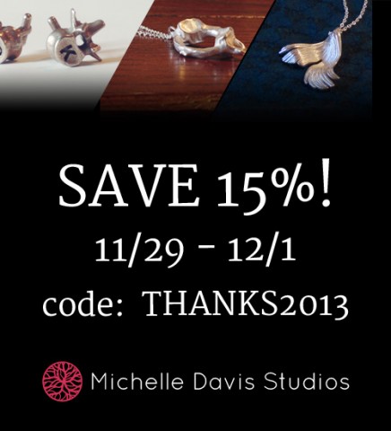image advertisement of Michelle Davis Studios Black Friday 2013 Sale